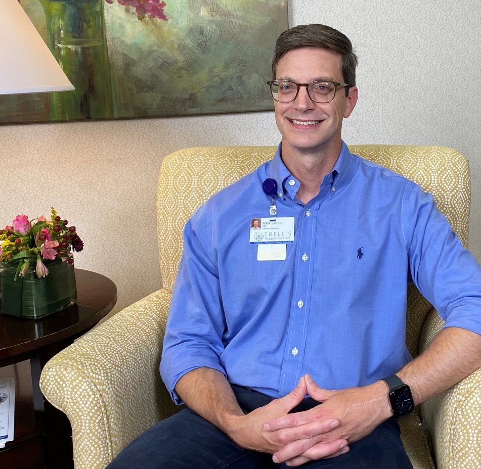 Mark C, a palliative care specialist working in Forsyth County