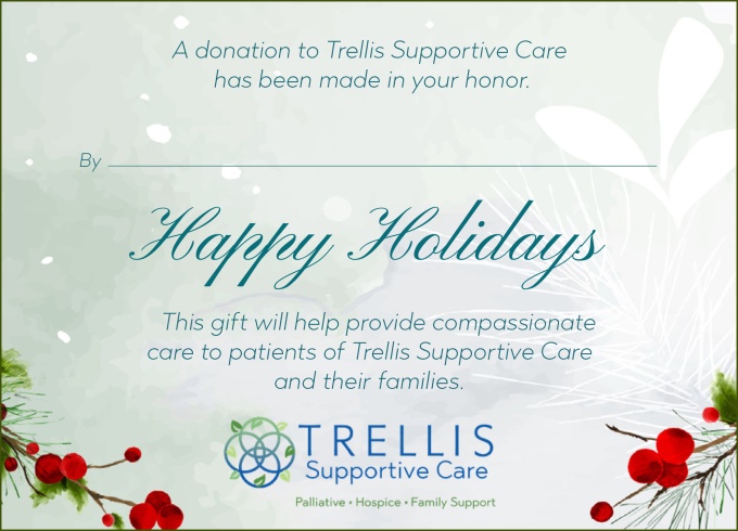 2020 Holiday Honor Card