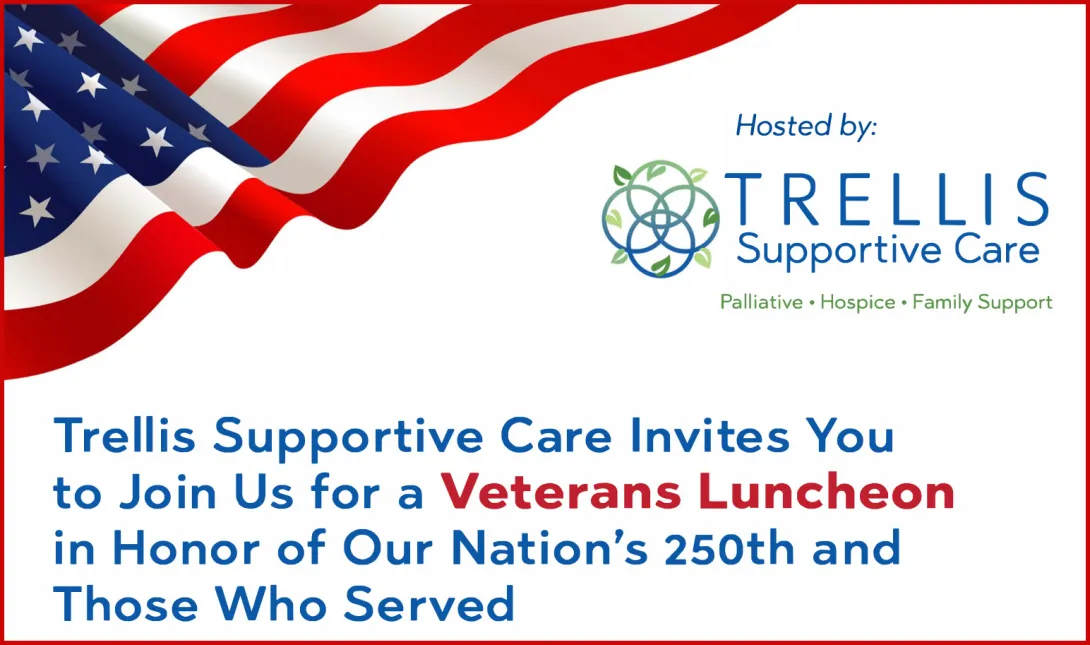 Trellis Supportive Care Veteran Lunch Event